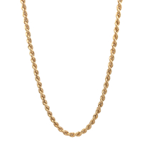 18kt Yellow Gold 24" 3.75mm Rope Chain