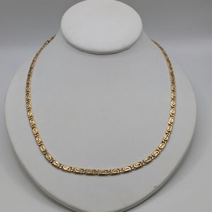  18kt Gold Fancy Link Chain