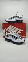 Nike Air Max 97 White/Black/Blue Men's Sneakers - Size 9