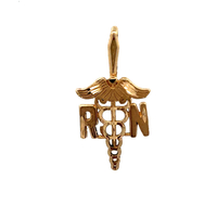 14kt Yellow Gold RN Pendant 