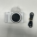 Sony White ZV-1F Vlog Camera With Charger 