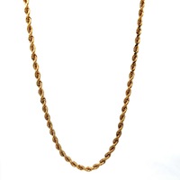 14kt Yellow Gold 24" 2.75mm Rope Chain