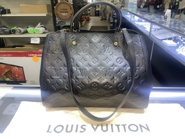 Louis Vuitton Empreinte Montaigne GM Black LV Purse