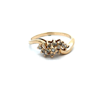 14kt Yellow Gold .10ct tw Diamond Ring