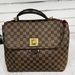 Louis Vuitton LV Shoulder Bag Bergamo MM Brown Damier