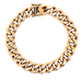 14kt Yellow Gold 17.5" 10mm Cuban Link Bracelet 