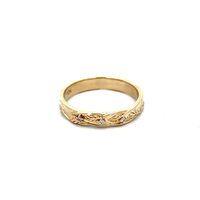 10kt Yellow Gold .10ct tw Diamond Band Ring