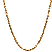 14kt Yellow Gold 20" 2mm Rope Chain 