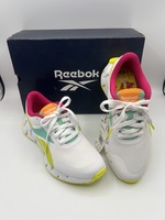 Reebok Zig Dynamica Women’s Athletic Running Shoes White Neon Yellow Pink (Size)