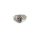 10kt White Gold Diamond & Tanzanite Ring 