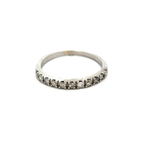 14kt White Gold .30ct tw Diamond Band Ring