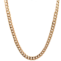 14kt Yellow Gold 26" 7mm Cuban Link Chain