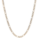 14kt Yellow Gold 16.5" 2.5mm Diamond Cut Figaro Link Chain