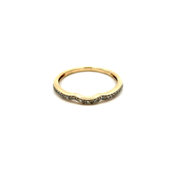 10kt Yellow Gold .10ct tw Diamond Band Ring