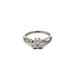 14kt White Gold .60ct tw Diamond Cluster Ring