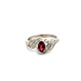 10kt White Gold Pink Tourmaline Ring 