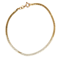 14kt Yellow Gold 8" 2.25mm Herringbone Bracelet 