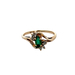 10kt Yellow Gold Diamond & Emerald Ring