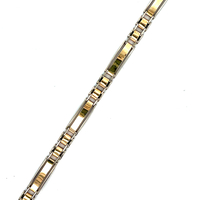 14kt Yellow Gold 8.25" 7.25mm Link Bracelet 