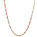  10kt Tri-Color 20" 2mm Rope Chain 