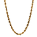 10kt Yellow Gold 24" 4mm Diamond Cut Rope Chain