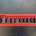 Snap On 11pc 1/2" Drive 6Point SAE Flank Drive Shallow Impact Socket Set 311IMYA