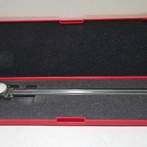 Starrett #1202-12 Dial Caliper 0-12" W/Plastic Case