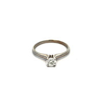 14kt White Gold .48ct Diamond Ring