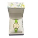 Laura Ashley Womens Green Strap Watch