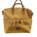 Doone & Bourke Pebble Grain Double Pocket Satchel