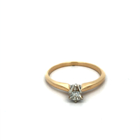 14kt Yellow Gold .15ct Diamond Solitaire Ring