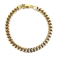 10kt Yellow Gold 7" 5.75mm Cuban Link Bracelet 