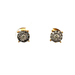 14kt Yellow Gold .35ct tw Diamond Cluster Stud Earrings