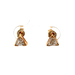 14kt Yellow Gold .50ct tw Trillion Diamond Stud Earrings