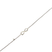 14kt White Gold 7" .15ct tw Infinity Bracelet