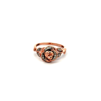 10kt Rose Gold .20ct tw Diamond Rose Ring