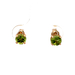 14kt Yellow Gold Peridot Stud Earrings