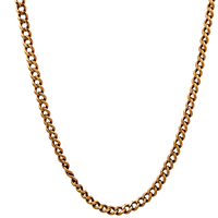 14kt Yellow Gold 18.5" 3.5mm Solid Curb Link Chain