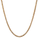  10kt Yellow Gold 24" 3.25mm Hollow Curb Link Chain