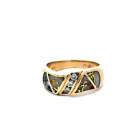 14kt Yellow Gold .20ct tw Diamond Ring 