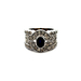 14kt White Gold .35ct tw Diamond & Sapphire Ring