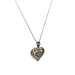 14kt White Gold .30ct tw Diamond Heart Pendant With Chain