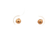 14kt Yellow Gold Ball Stud Earrings 