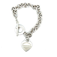 Return To Tiffany Heart Tag Bracelet W/Box