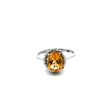 10kt White Gold Citrine Ring