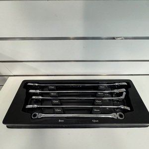 Matco Tools 5PC Set 8-19mm Ratcheting Wrench Set SRFBXLM52TA
