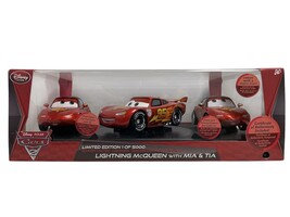 Disney Pixar Cars Limited Edition 1 of 5000 Lightning McQueen with Mia & Tia