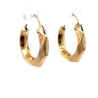 14kt Yellow Gold Hoop Earrings 