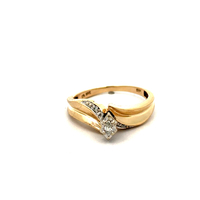 10kt Yellow Gold .10ct tw Diamond Ring