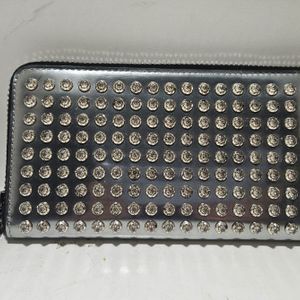 Christian Louboutin Panettone Mirror Leather Long Wallet 